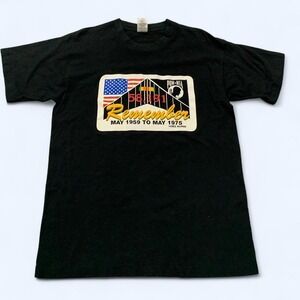 Vintage 1993 POW-MIA "Remember" Black T-Shirt L